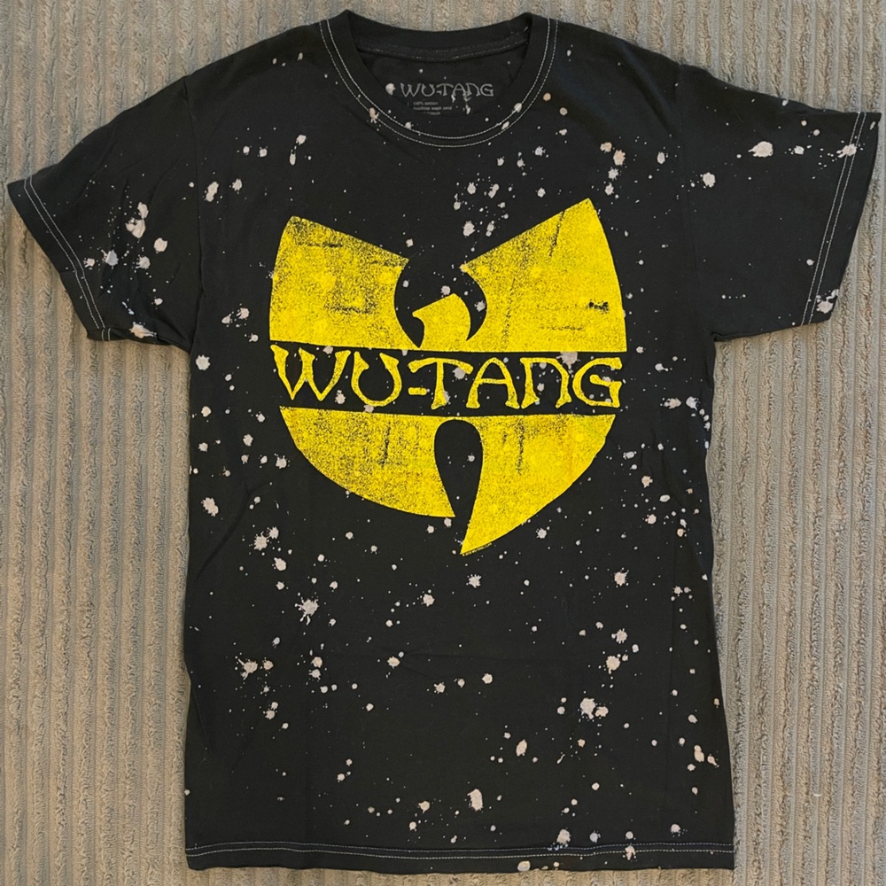 Wu Tang Clan Black and Yellow Graphic Tee